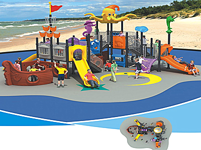 寧夏海盜船滑梯-3