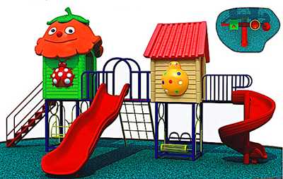寧夏小房子滑梯-2